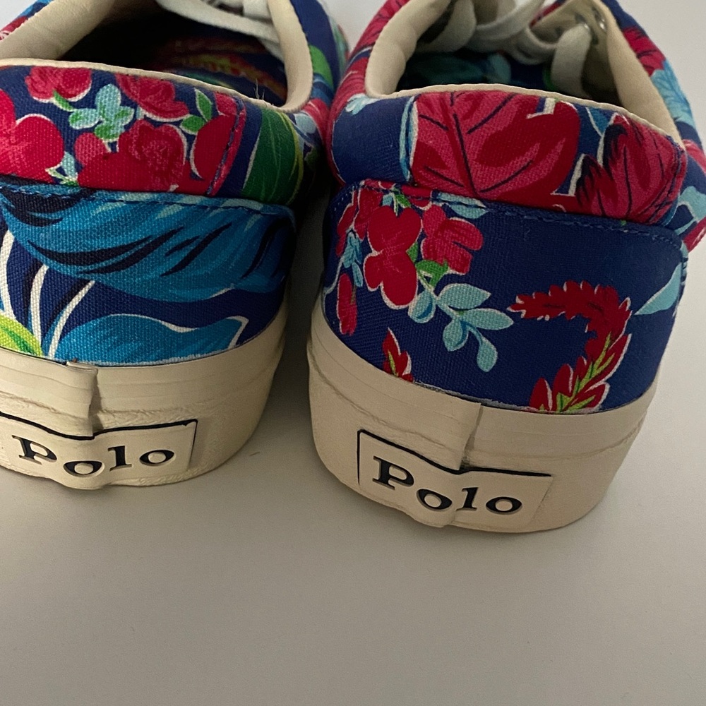 Ralph Lauren Colorful Floral Sneakers size 8 NWT - Picture 5 of 6